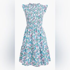J.Crew | Flutter-Sleeve Mini Dress | Floral Print | Size Large